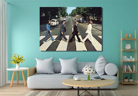 Beatles Poster Print Canvas Black and White Beatles Poster - Etsy