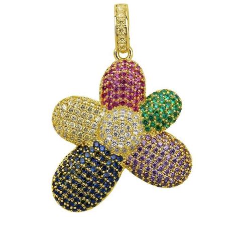 Chaine De Cou Vendue Seule CRAZE MF49E Fleur Pendentifs Colliers Avec