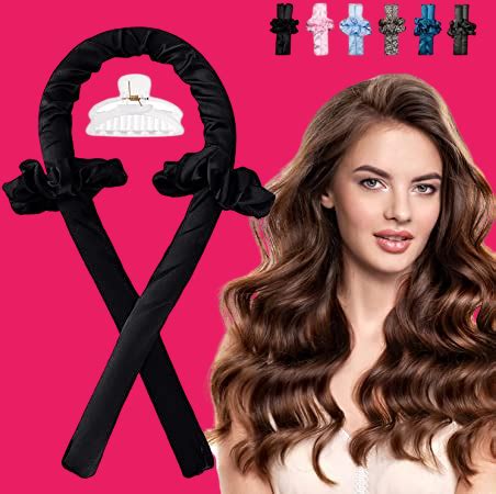 Heatless Hair Curling Rod Headband For Long Hair No Heat Hair Curler