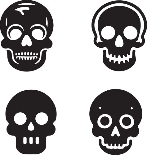 skull logo and illustration 46593616 Vector Art at Vecteezy