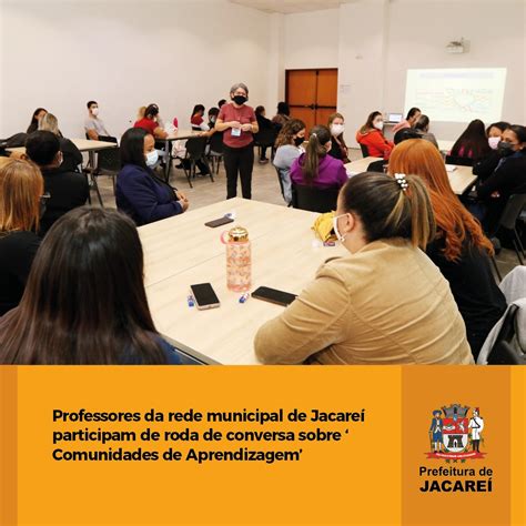 PROFESSORES DA REDE MUNICIPAL DE JACAREÍ PARTICIPAM DE RODA DE CONVERSA