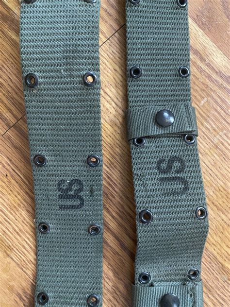 2 Medium Pistol Belts Olive Green Us Military Alice Web Gear Army