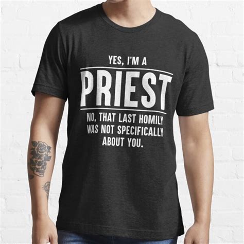 Funny Catholic Priest T Tshirt T Shirt For Sale By Kenifeh