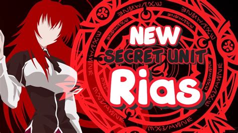 Showcasing The New Secret Rias In Roblox Anime Last Stand Youtube