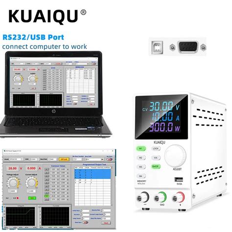 Kuaiqu Programmable Regulated Dc Power Supply With Rs Usb Port