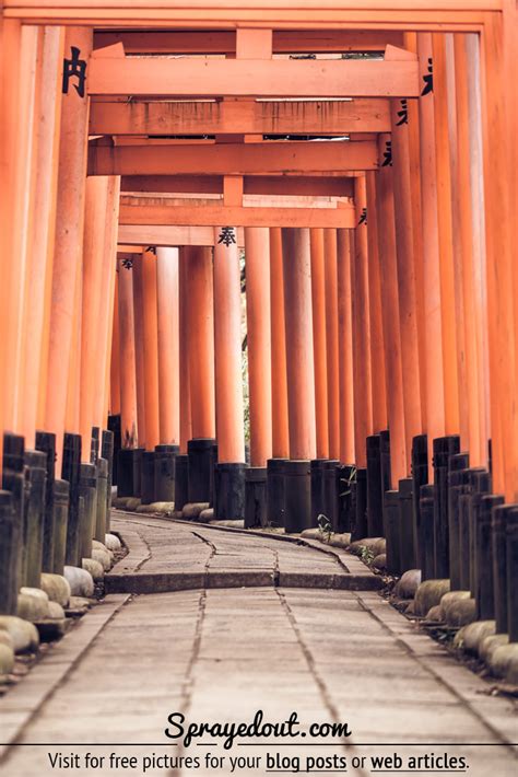 Free Picture Of Torii Gates In Fushimi Inari Taisha Shrine In Kyoto Japan