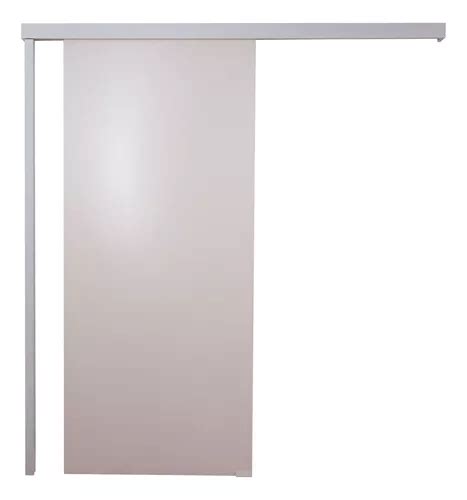 Porta Correr Branco Prime 70x210 C Kit Madeira Completo Parcelamento