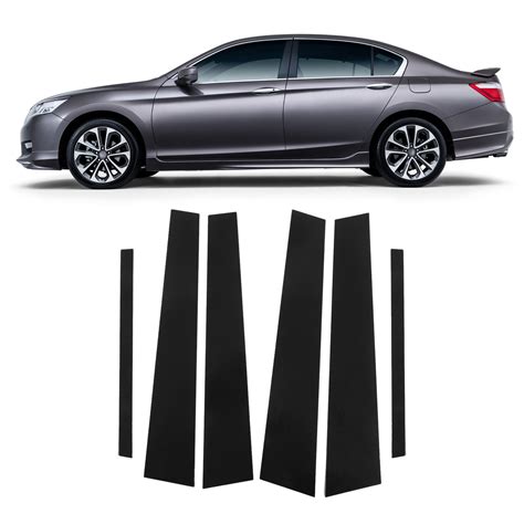 Pcs D Style Durable Gloss Black A Pillar Post Trim For Car Pillar