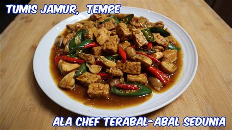 TUMIS JAMUR TEMPE CABE HIJAU NYUS MERKUNYUS MAKNYUS - YouTube