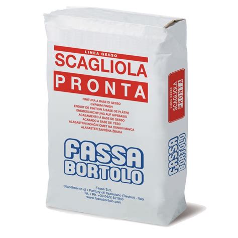 Intonaco Fassa Scagliola Pronta Sacco Da Kg