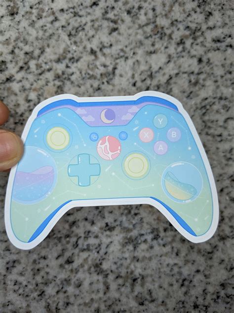 Xbox Galaxy Aesthetic Controller Matte Vinyl Sticker Kawaii | Etsy