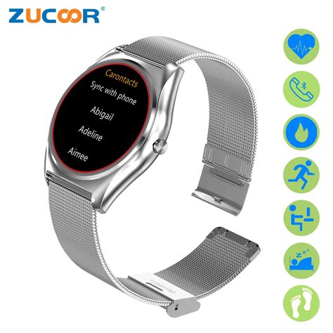 Zucoor Smart Watch Womens Fitness Watches Mens Hours Alarm Clock