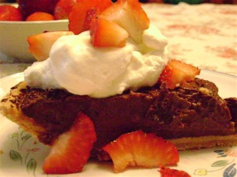 Dark Chocolate Pudding Pie Recipe