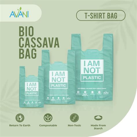 Jual Avani Cassava Bag Small T Shirt Bag Kantong Singkong Plastik