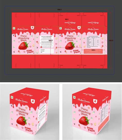 Entry #34 by parvez2133 for Ice Cream Packaging Box Design | Freelancer