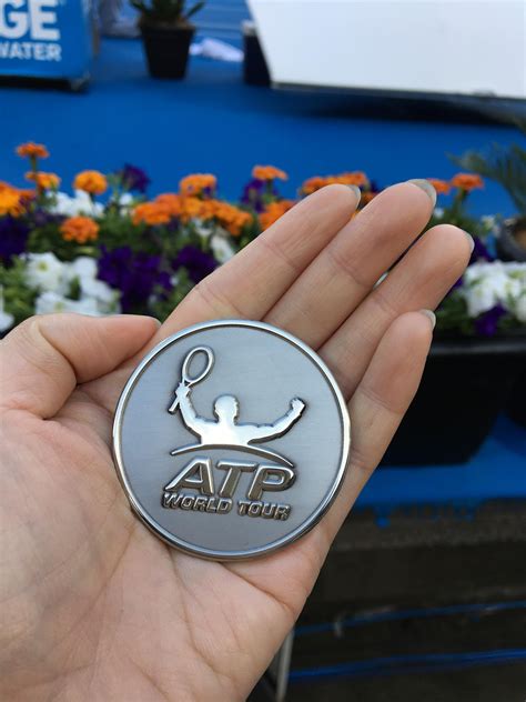 I did the coin toss at the Sydney International today! They give you