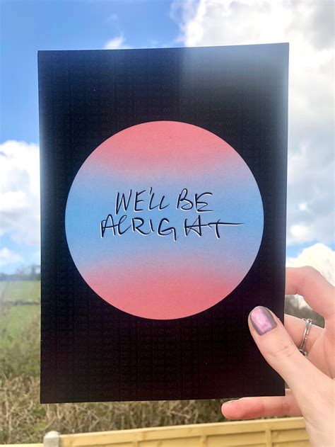 Well Be Alright Harry Styles Handwriting A5 Print Art Print Etsy