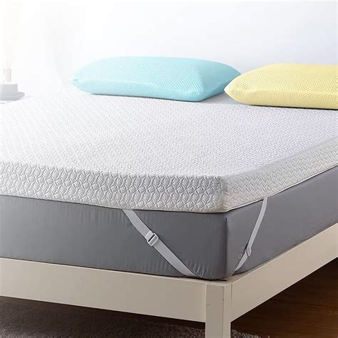 4 Inch Memory Foam Mattress Topper Dual Layer Mattress Topper with ...