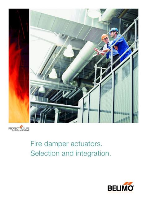 Pdf Fire Damper Actuators Selection And Integration