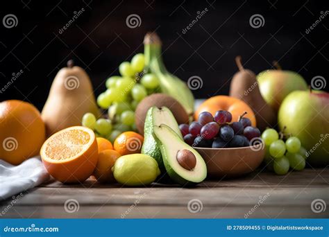 Healthy Eating And Diet Concept Natural Food On Table Banner