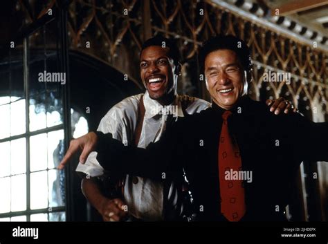 Chris Tucker Jackie Chan Rush Hour 1998 Stock Photo Alamy