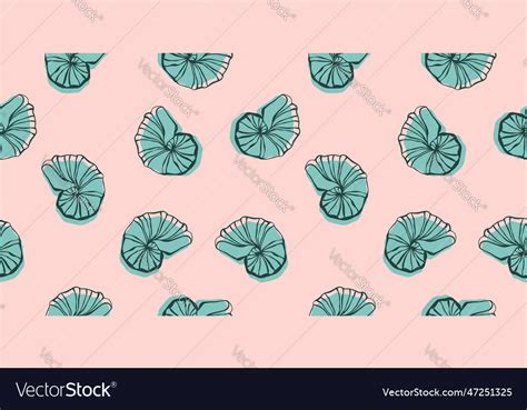 Shell pattern Royalty Free Vector Image - VectorStock