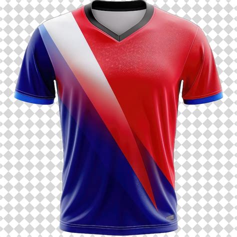 Premium PSD | Soccer jersey design template isolated on transparent ...