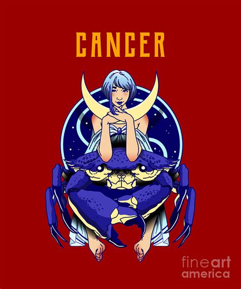 Cancer Sign Digital Art by Arkitekta Art - Fine Art America