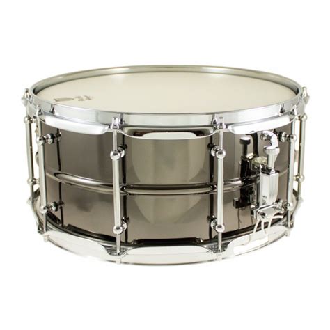 Worldmax Bk Sh Black Dawg X Snare Drum Brass Shell