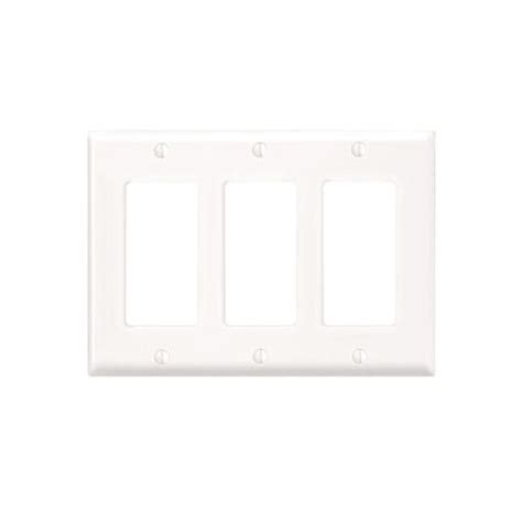 Placa De M Dulos Color Blanco Decora Leviton Tamex