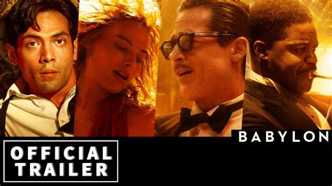 Babylon Official Trailer 2023 Brad Pitt And Margot Robbie YouTube