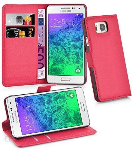 Cadorabo Etui Kompatybilne Z Samsung Galaxy Alpha W Kolorze Karminy