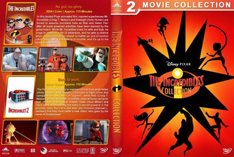 The Incredibles Collection (2004-2018) R1 Custom DVD Cover - DVDcover.Com