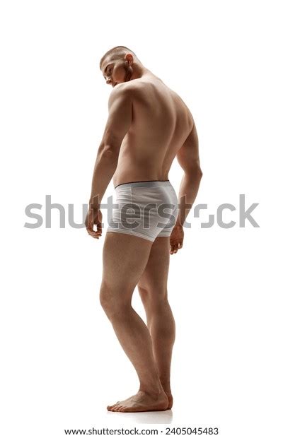 Rear View Portrait Athletic Naked Man Stock Photo Shutterstock