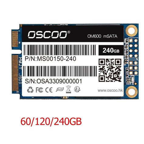 Buy OSCOO OM600 MSATA SSD Hard Disk MLC Internal Solid State Hard Drive