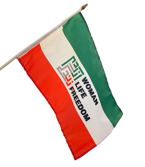 Iran Woman Life Freedom 12x18 Stick Flag Social Justice Flags Other Flags And Banners