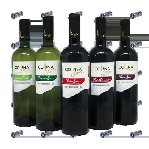 Wine Dry White Collina Made In Brazil 750 Ml Bottle American Grapes