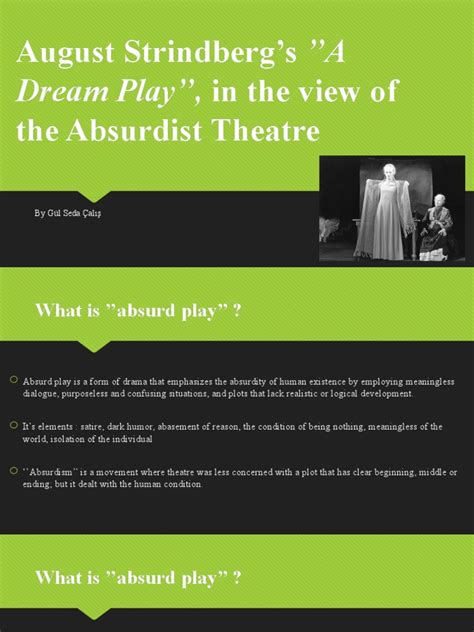 August Strindbergs A Dream Play In Pdf