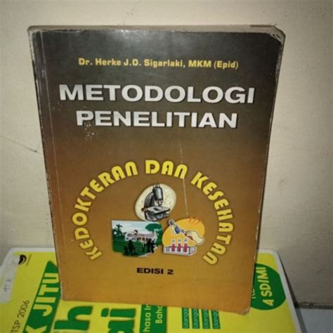 Jual Buku Ori Metodologi Penelitian Kedokteran Dan Kesehatan Edisi 2