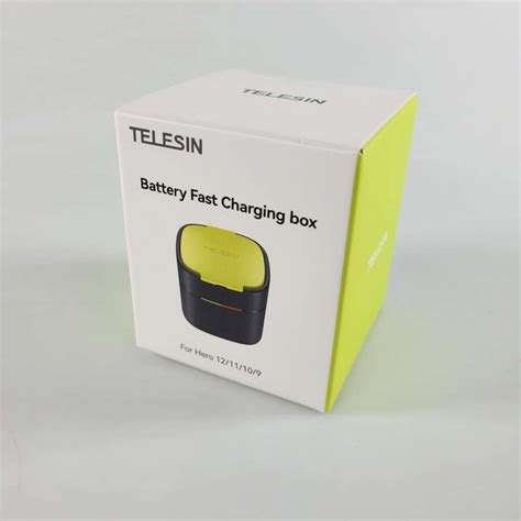 TELESIN Kotak Baterai Charger Box GoPro Hero Fast Charging 2 Slot GP