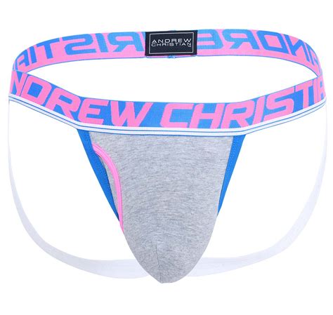 Andrew Christian Jockstrap Fly Jock W Almost Naked 91742 Grey Sale