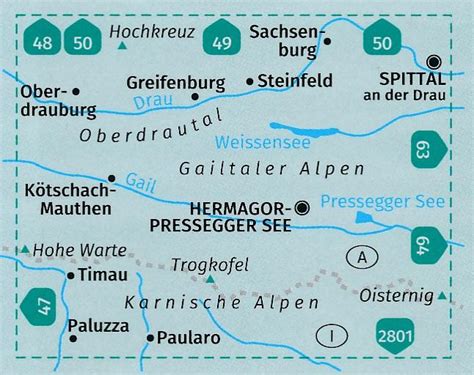 Hiking Map # 060 - Gailtaler Alpen, Karnische Alpen, Oberdrautal (Aust ...