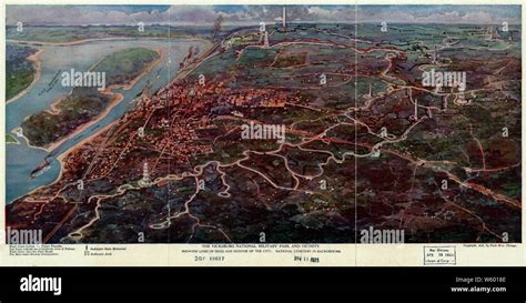 Civil War Maps The Vicksburg National Military Park And Vicinity