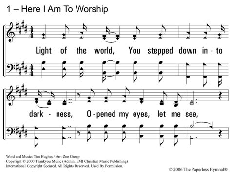 Here I Am To Worship