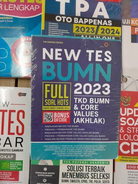 Jual BUKU NEW TES BUMN 2023 TKD BUMN CORE VALUES AKHLAK Di Lapak