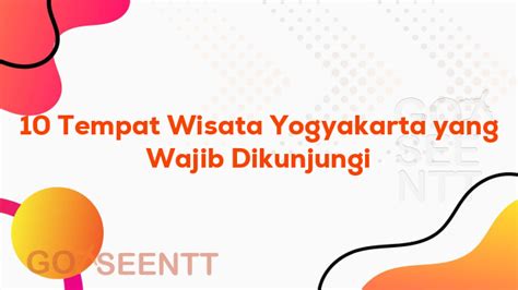 Tempat Wisata Wajib Dikunjungi Di Jogja Asriportal Sexiz Pix