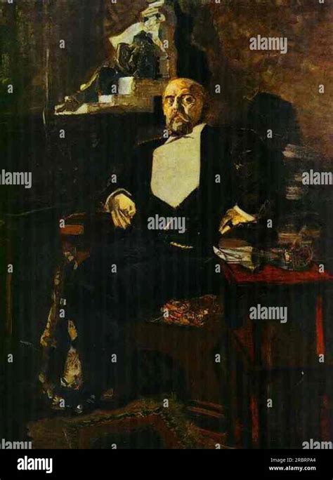Portrait of S. Mamontov, the Founder of the First Private Opera 1897 ...