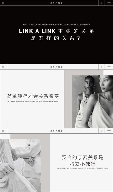 Linklink服装品牌全案策划 女性品牌vi设计 服装vi Hellolinkdesign 站酷zcool