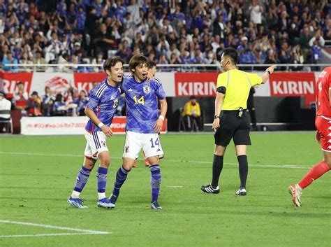 日本 難敵チュニジアに雪辱でw杯2次予選に弾み 古橋＆伊東弾で2－0 彩艶も完封で貴重な経験― スポニチ Sponichi Annex サッカー