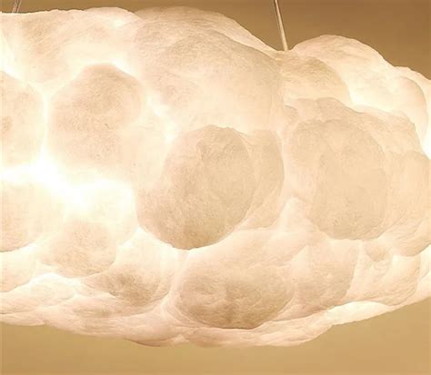 Modern Creative Romantic White Clouds Pendant Lights Led Lightning